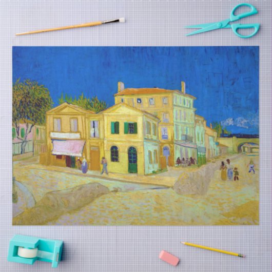 Het Gele Huis, Van Gogh Tissuepapier (Craft)