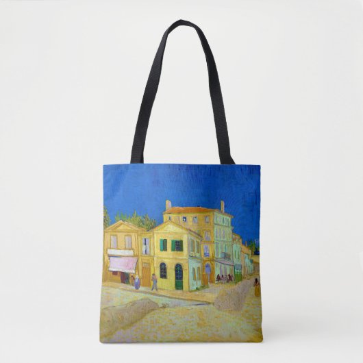 Het Gele Huis, Van Gogh Tote Bag (Voorkant)