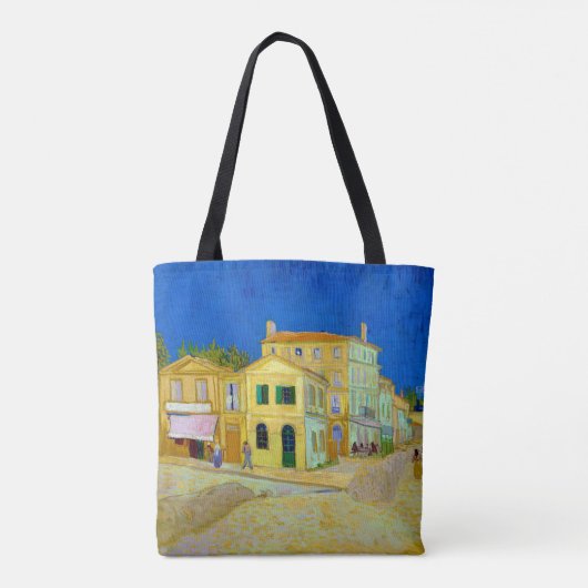 Het Gele Huis, Van Gogh Tote Bag (Achterkant)