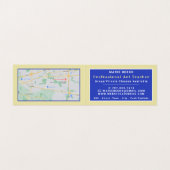 Het Gele Huis van Van Gogh, Kunstleraar Visitekaartje (Binnenkant ongevouwen)