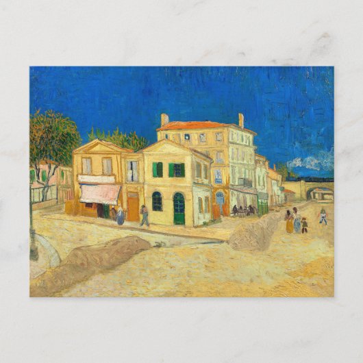 Het Gele Huis van Vincent Van Gogh Briefkaart (Voorkant)