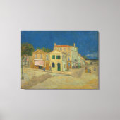 Het Gele Huis van Vincent van Gogh Canvas Afdruk (Voorkant)