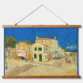 Het Gele Huis van Vincent Van Gogh Hangend Wandkleed (Voorkant)