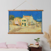 Het Gele Huis van Vincent Van Gogh Hangend Wandkleed (Slaapkamer)
