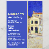 Het Gele Huis van Vincent Van Gogh, Kunsthandelaar Flyer (Voorkant)