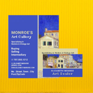 Het Gele Huis van Vincent Van Gogh, Kunsthandelaar Flyer