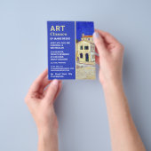 Het Gele Huis van Vincent Van Gogh, Kunstklassen Flyer (Hand)