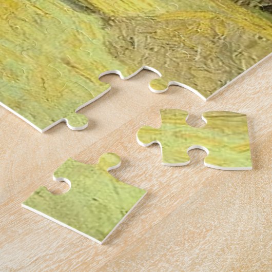 Het Gele Huis van Vincent Van Gogh Legpuzzel (Zijkant)