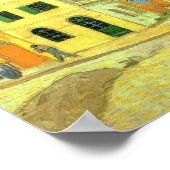 Het Gele Huis van Vincent Van Gogh Poster (Hoek)