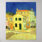 Het Gele Huis van Vincent Van Gogh Poster (Voorkant)