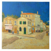 Het Gele Huis van Vincent Van Gogh Tegeltje (Voorkant)