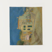 Het Gele Huis van Vincent van Gogh Wandkleed (Voorkant)