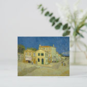 Het gele huis Vincent van Gogh Briefkaart (Staand voorkant)