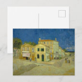 Het gele huis Vincent van Gogh Briefkaart (Voorkant / Achterkant)