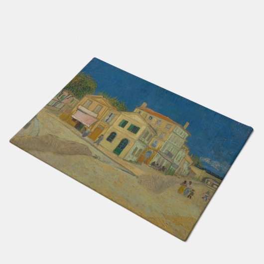 Het Gele Huis - Vincent van Gogh Deurmat (Schuin)