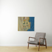 Het gele huis - Vincent van Gogh Wandkleed (In Situ (horizontaal))