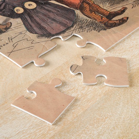 "Het gele Kind" Jigzaag Puzzle Legpuzzel (Zijkant)