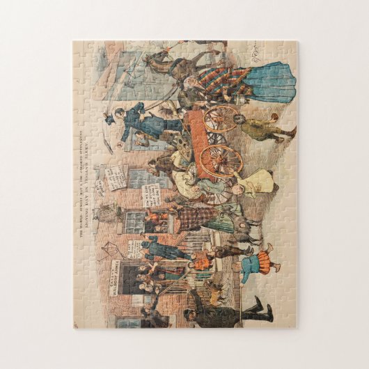 "Het gele Kind" Jigzaag Puzzle Legpuzzel (Verticaal)