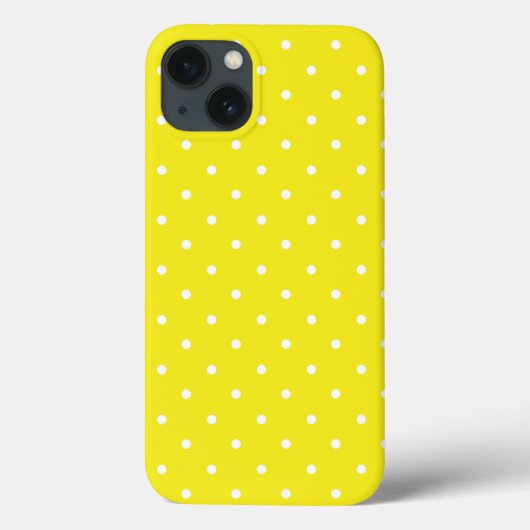 Het gele Ontwerp van de Stip Case-Mate iPhone Case (Achterkant)