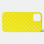 Het gele Ontwerp van de Stip Case-Mate iPhone Case (Achterkant (horizontaal))