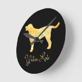 Het gele Ontwerp van de Waterverf van het Ronde Klok (Hoek)