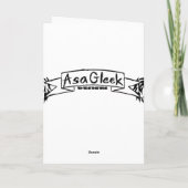 HET GELE WENSKAART VAN HET MONSTER KAART (Achterkant)