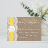 Het gele zand-dollaire Collectie RSVP (Staand voorkant)