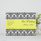 Het Gele, Zwarte, en Witte Programma van de Weddin (Staand voorkant)