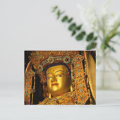 Het gelede Jowo Buddha-standbeeld, Jokhang Temple, Briefkaart (Staand voorkant)