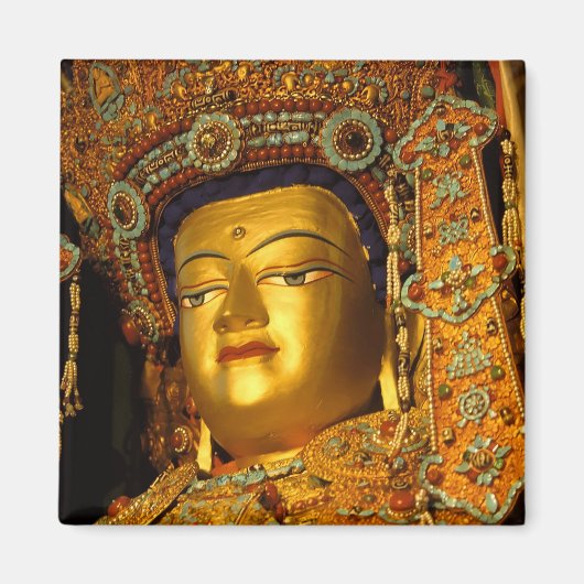 Het gelede Jowo Buddha-standbeeld, Jokhang Temple, Magneet (Voorkant)