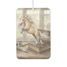 Het Geleerde Paard dat uit een Boek Springt Luchtverfrisser