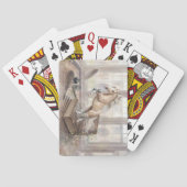 Het Geleerde Paard dat uit een Boek Springt Pokerkaarten (Achterkant)