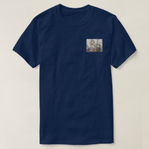 Het Geleerde Paard dat uit een Boek Springt T-shirt