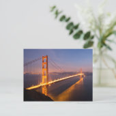 Het gelijk maken in Golden gate bridge Briefkaart (Staand voorkant)