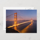 Het gelijk maken in Golden gate bridge Briefkaart (Voorkant / Achterkant)
