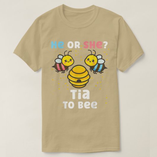 Het gelijke Baby openbaart de Partij die hij of zi T-shirt (Design voorkant)