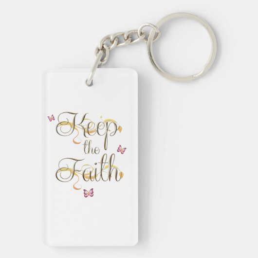 Het geloof behouden 1 sleutelhanger (achterkant)