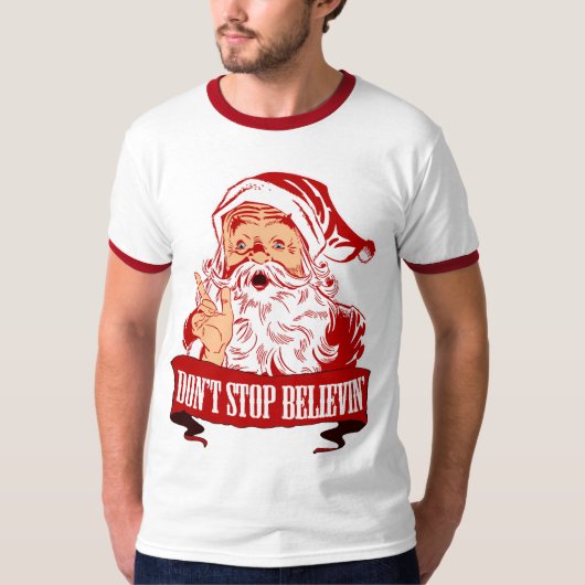 Het geloof in de Santa T-shirt (Voorkant)