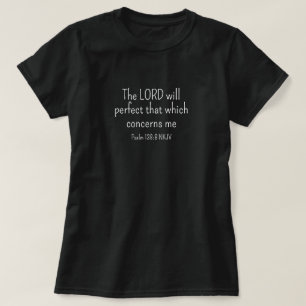 Het geloof in God zwart-wit T-shirt