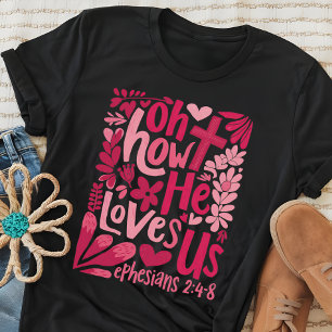 Het geloof inspireerde Bijbelvers Vrouwen Tri-Blend Shirt