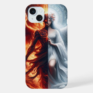Het geloof van de engelen iPhone 15 plus case