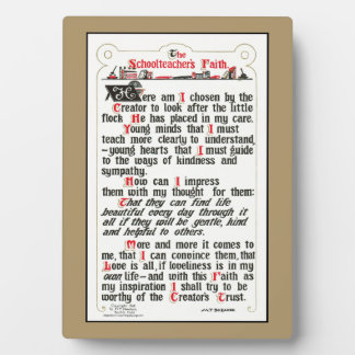 Het geloof van de Schoolleraar Fotoplaat