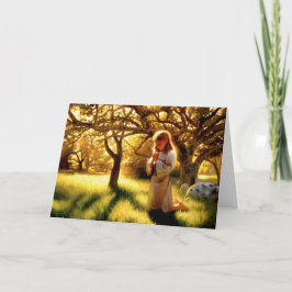 Het geloof van een kind Wenskaart Kaart