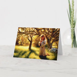 Het geloof van een kind Wenskaart Kaart