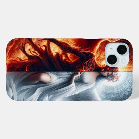 Het geloof van engelen Case-Mate iPhone case (Achterkant (horizontaal))