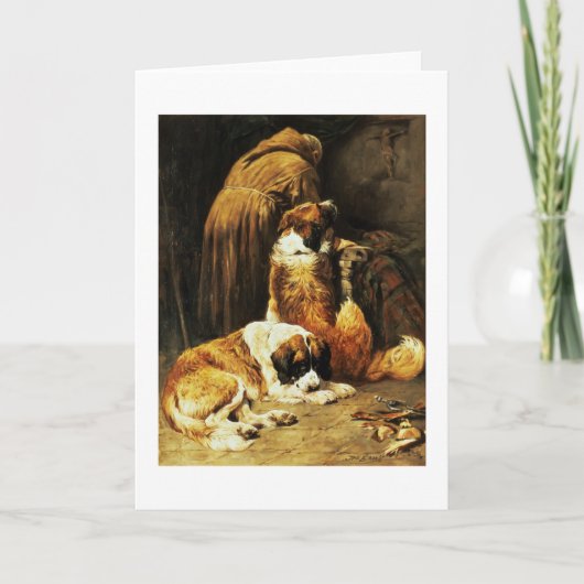 Het geloof van St. Bernard Kaart (Voorkant)