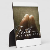 Het geloof zo klein als mosterdzaad fotoplaat (Zijkant)