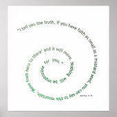 Het geloof zo klein als mosterdzaad poster (Voorkant)