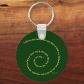 Het geloof zo klein als mosterdzaad sleutelhanger (Voorkant)