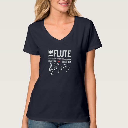 Het geluid in muziek t-shirt (Voorkant)